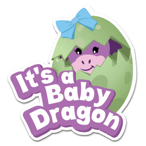 It's a Baby Dragon kursuse logo